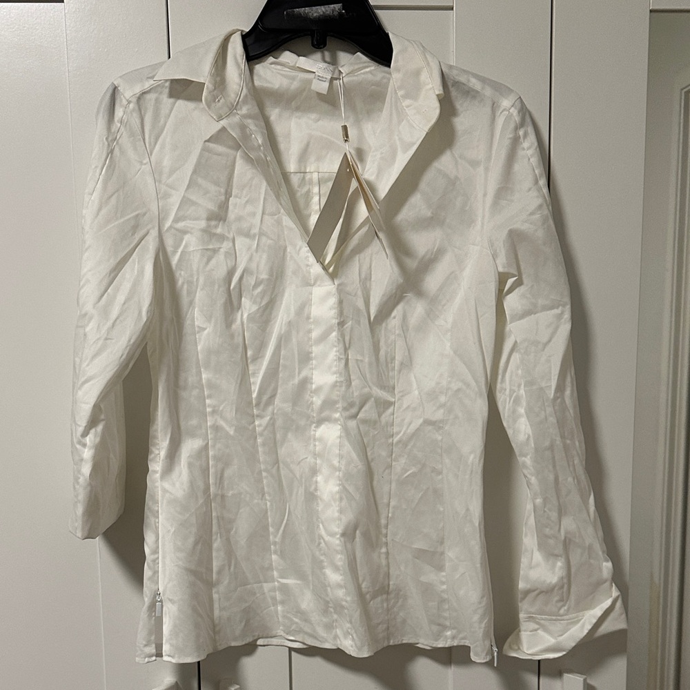 Hugo Boss Elegant White Blouse